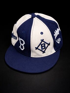 🔥Authentic Vintage Brooklyn Dodgers New Era 59FIFTY Cooperstown Fitted Cap Size